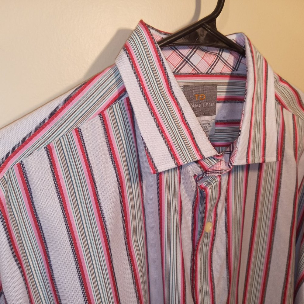 Thomas Dean Long Sleeved | Multi color stripe | Size XL